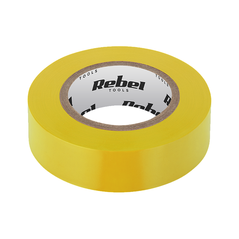 Αυτοκόλλητη μονωτική ταινία REBEL (0,13 mm x 19 mm x 20 yd) κίτρινη