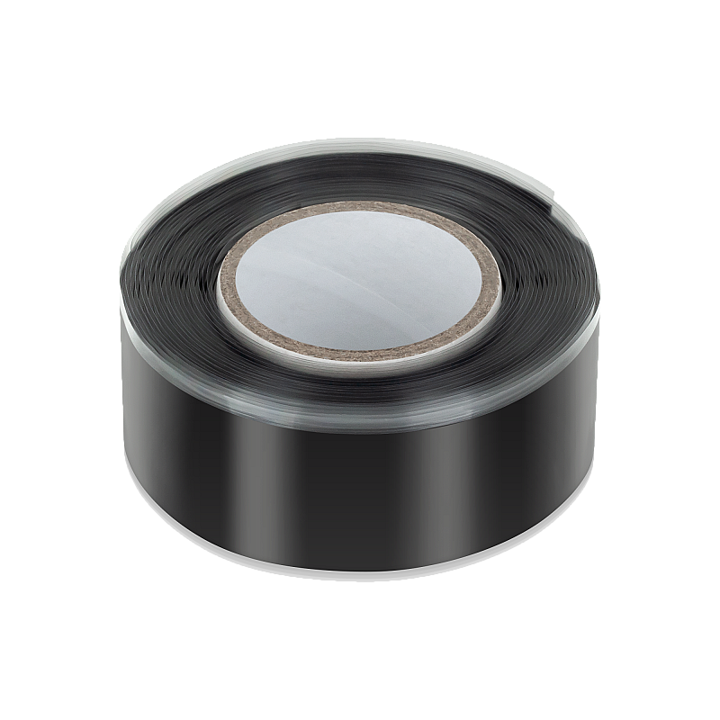 REBEL αυτοσυνδυασμένη ταινία (0,8 mm x 19 mm x 2,5 m) μαύρη