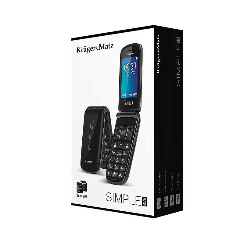 Τηλέφωνο GSM για ηλικιωμένους Kruger&Matz Simple 929