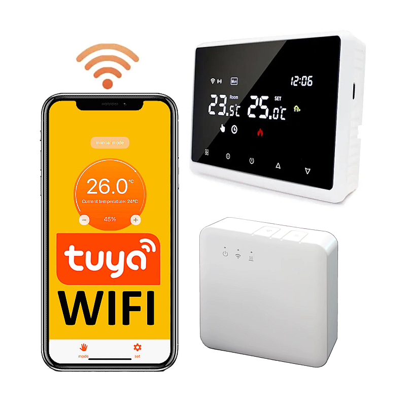 Θερμοστάτης WiFi Tuya Θερμοστάτης WiFi Tuya