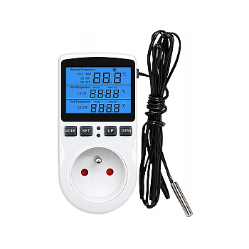Θερμοστάτης με πρίζα 230V E6185