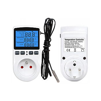 Θερμοστάτης με πρίζα 230V E6185