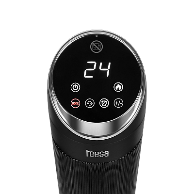 Θερμαντήρας με στήλη PTC Teesa με λειτουργία απομίμησης τζακιού