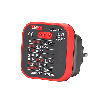 Δοκιμαστής πρίζας Uni-T UT07A-EU