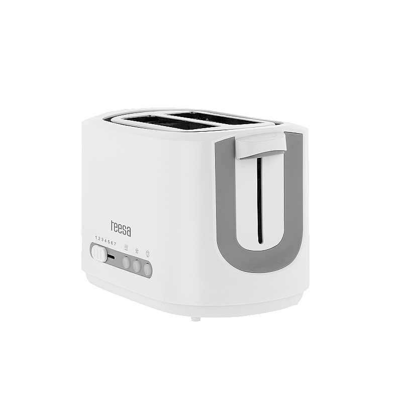 TEESA TSA3302 2 Θέσεων 850 W Λευκό Φρυγανιέρα