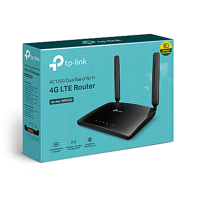 TP-LINK Dual Band 4G LTE Wireless Router, AC1200 TL-Archer MR400 TP-LINK Dual Band 4G LTE Wireless Router, AC1200 TL-Archer MR400
