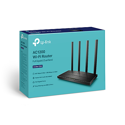 TP-LINK AC1200 C6U Dual Band Wireless Router, 300/867Ms/s, USB TP-LINK AC1200 C6U Dual Band Wireless Router, 300/867Ms/s, USB
