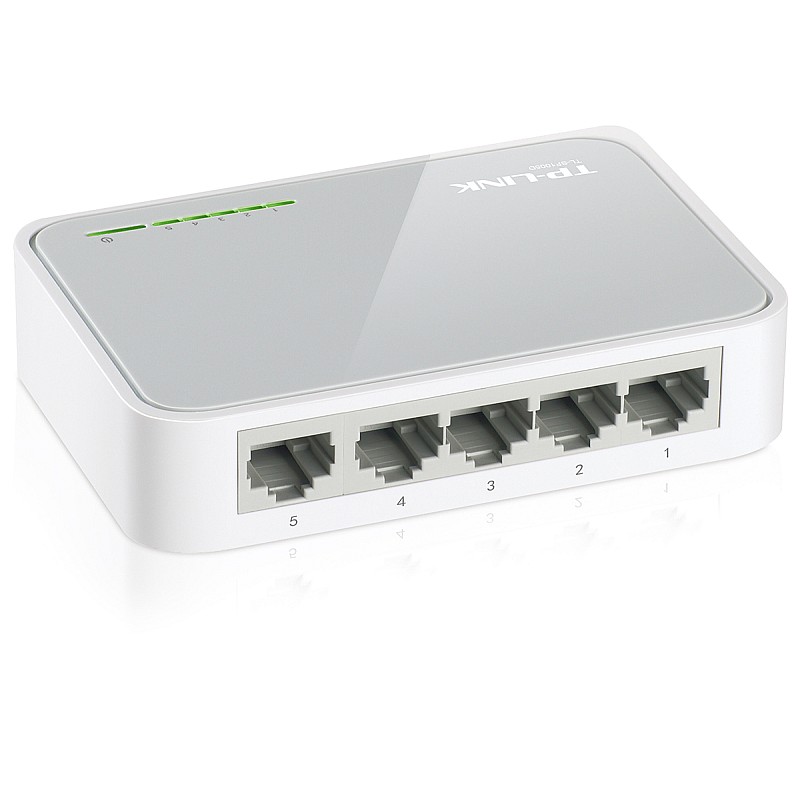 TP-LINK TL-SF1005D μεταγωγέας 5 θυρών, 10/100Mb/s TP-LINK TL-SF1005D μεταγωγέας 5 θυρών, 10/100Mb/s