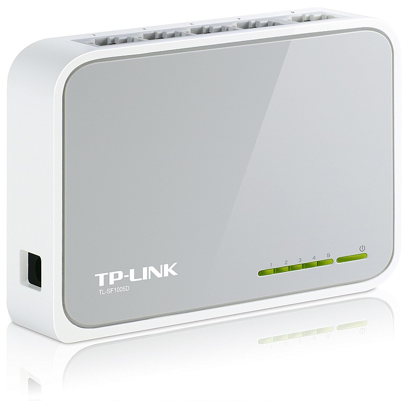 TP-LINK TL-SF1005D μεταγωγέας 5 θυρών, 10/100Mb/s TP-LINK TL-SF1005D μεταγωγέας 5 θυρών, 10/100Mb/s