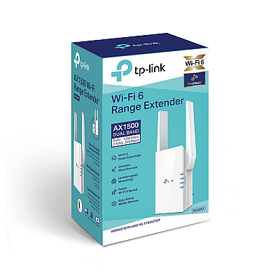 TP-LINK Universal Wifi Range Extender AX1500 TL-RE505X TP-LINK Universal Wifi Range Extender AX1500 TL-RE505X