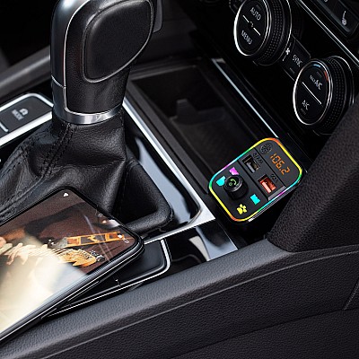 Πομπός αυτοκινήτου FM με λειτουργία bluetooth