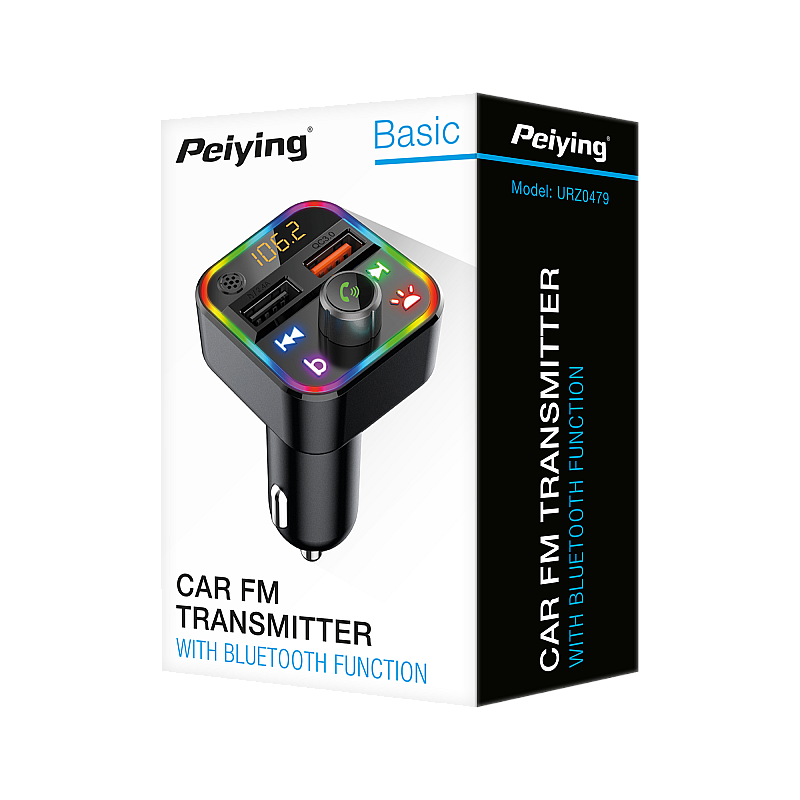 Πομπός αυτοκινήτου FM με λειτουργία bluetooth