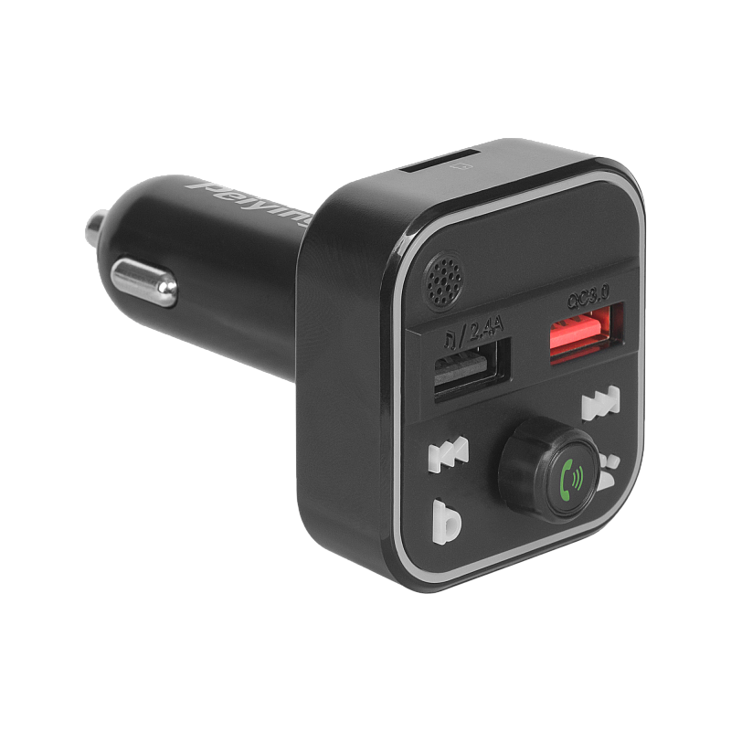 Πομπός αυτοκινήτου FM με λειτουργία bluetooth