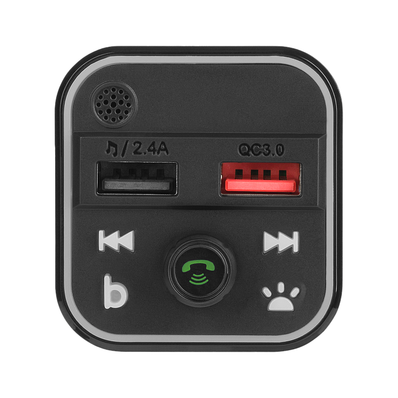 Πομπός αυτοκινήτου FM με λειτουργία bluetooth