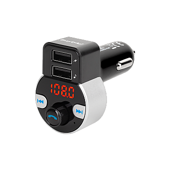 Πομπός αυτοκινήτου με λειτουργία Bluetooth (2 θύρες USB)