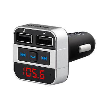 Πομπός αυτοκινήτου με λειτουργία bluetooth (2x USB)