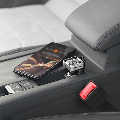 Πομπός αυτοκινήτου με λειτουργία bluetooth (2x USB)