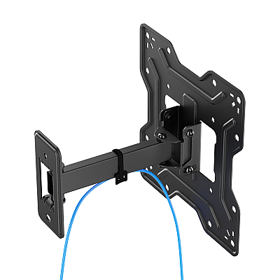 Βάση τοίχου 23-43 ίντσες μαύρη LPA41-221 (κάθετη και οριζόντια ρύθμιση)