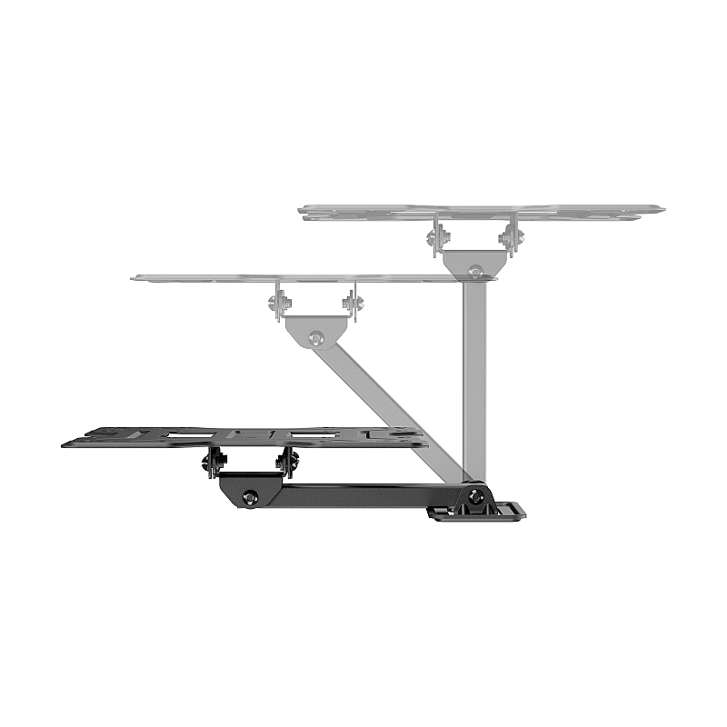 Βάση τοίχου 23-43 ίντσες μαύρη LPA41-221 (κάθετη και οριζόντια ρύθμιση)