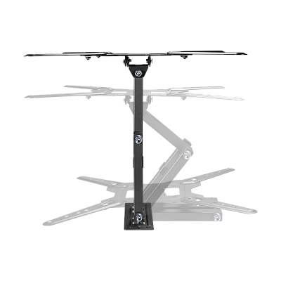 Βάση τοίχου Kruger&Matz για τηλεόραση LED 23-55 ιντσών μαύρο (κάθετη και οριζόντια ρύθμιση)