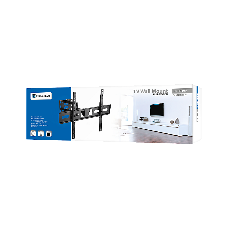 Universal επιτοίχια βάση για τηλεόραση LED (37-70"), κάθετη και οριζόντια ρύθμιση