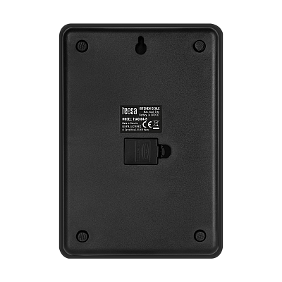 Μαύρη γυάλινη ζυγαριά κουζίνας