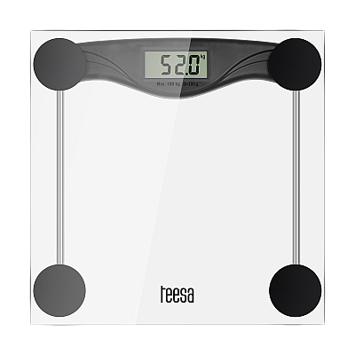 Γυάλινη ζυγαριά μπάνιου