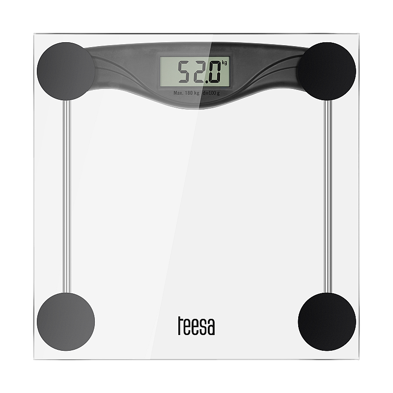 Γυάλινη ζυγαριά μπάνιου