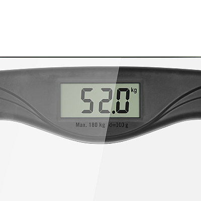 Γυάλινη ζυγαριά μπάνιου