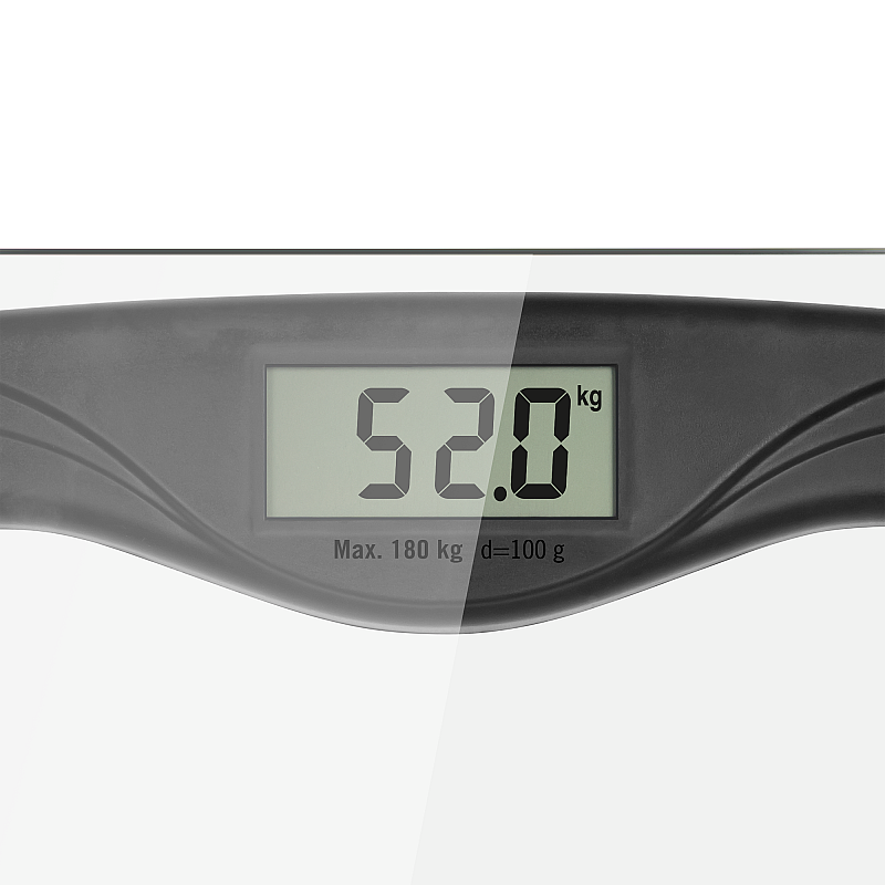 Γυάλινη ζυγαριά μπάνιου