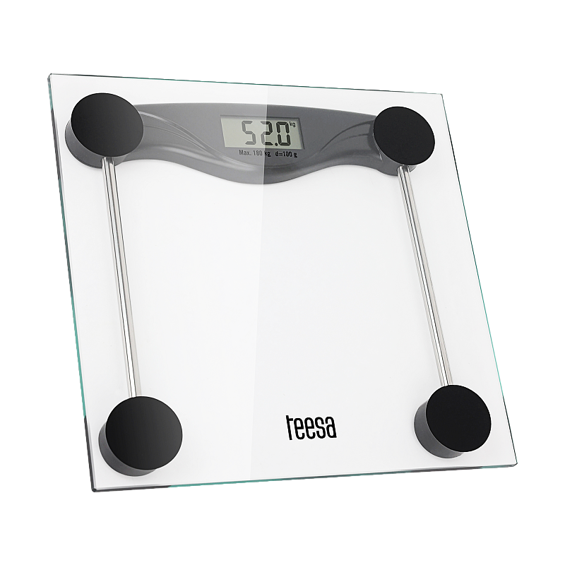 Γυάλινη ζυγαριά μπάνιου