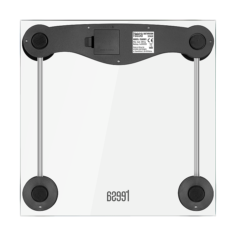 Γυάλινη ζυγαριά μπάνιου