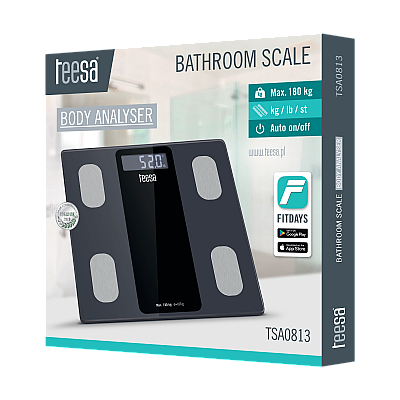 Ζυγαριά μπάνιου με ανάλυση σύστασης σώματος με Body Analyzer