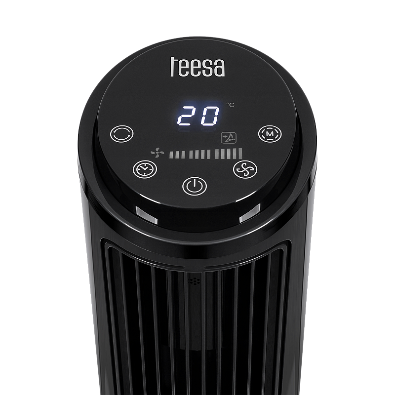 Ανεμιστήρας στήλης 74cm - μαύρος