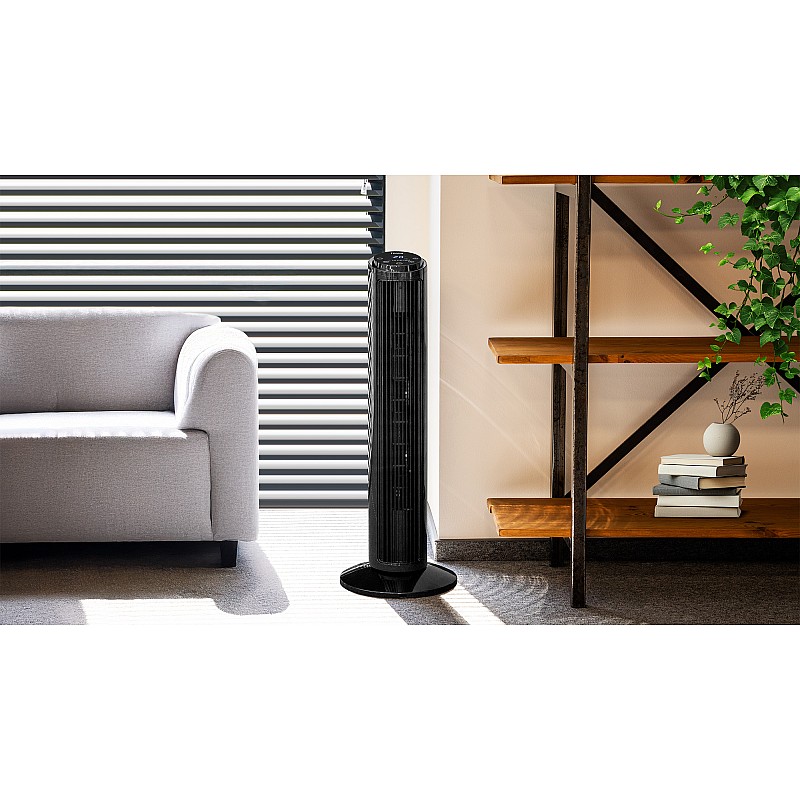 Ανεμιστήρας στήλης 74cm - μαύρος