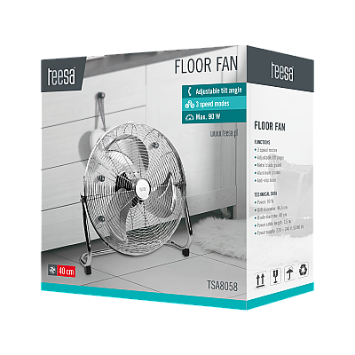 Ανεμιστήρας δαπέδου Teesa 40cm