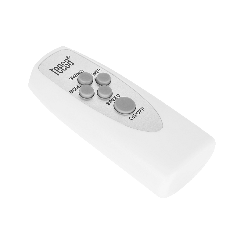 Όρθιος ανεμιστήρας Teesa με τηλεχειριστήριο (λευκό)