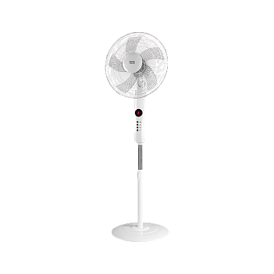 Όρθιος ανεμιστήρας Teesa με τηλεχειριστήριο (λευκό)