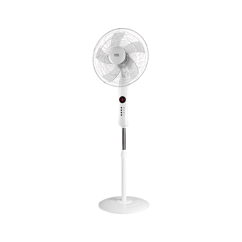 Όρθιος ανεμιστήρας Teesa με τηλεχειριστήριο (λευκό)