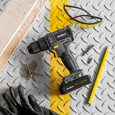 Τρυπάνι μπαταρίας χωρίς ψήκτρες και κατσαβίδι 20V