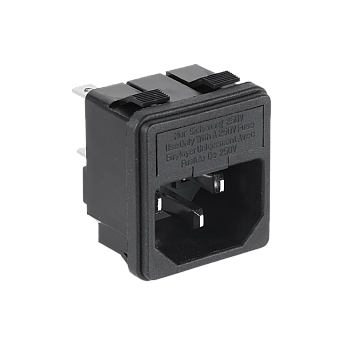 Βύσμα AC 3PIN, περίβλημα υπολογιστή + ασφάλεια