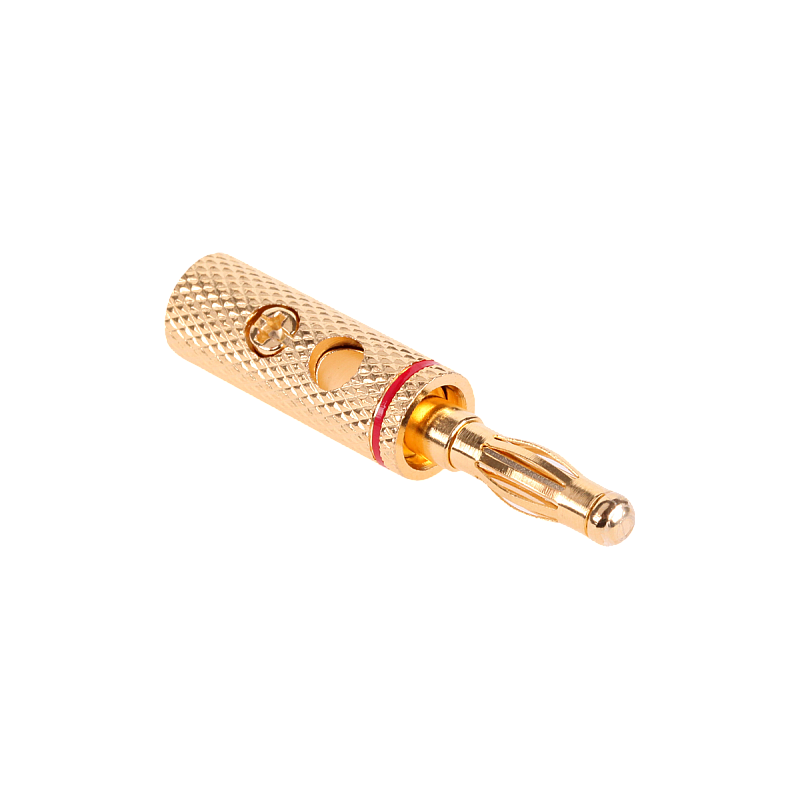 Χρυσό βύσμα μπανάνας SS2-2136 (μαύρο/κόκκινο)