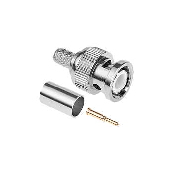 BNC RG59 PLUG, πτυχωτό
