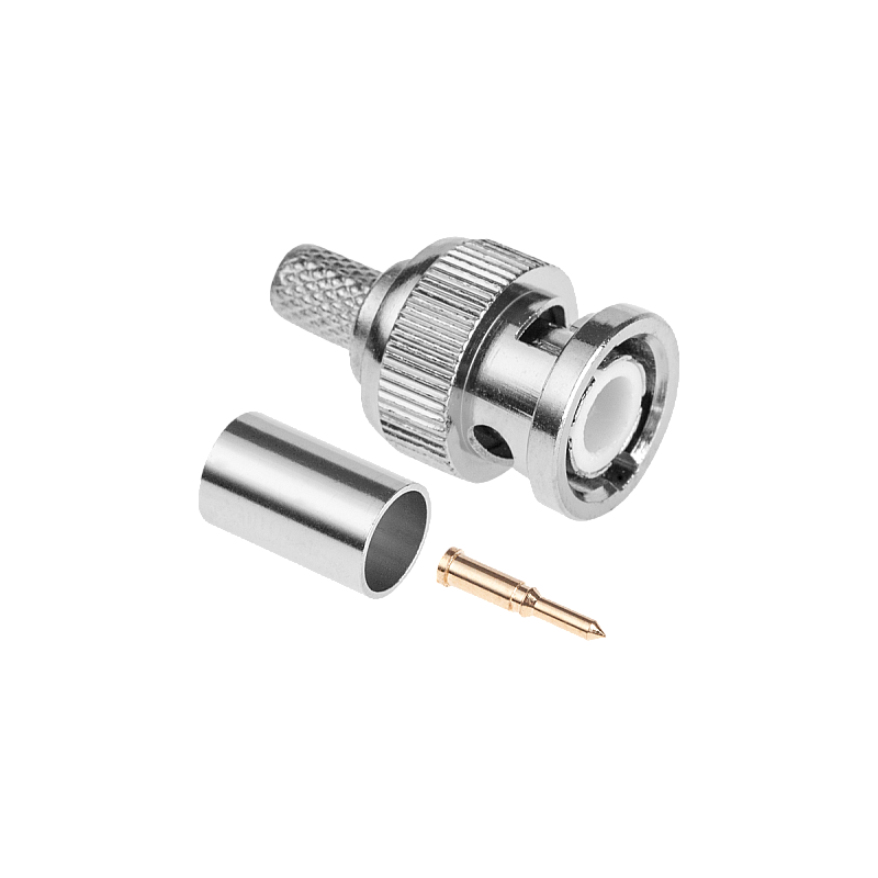 BNC RG59 PLUG, πτυχωτό