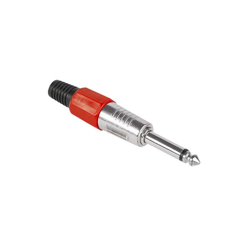 Βύσμα γρύλου 6.3 mono HQ κόκκινο