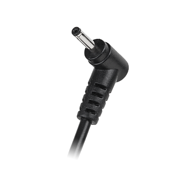 2,5/0,6 (19V/2,1A) γωνιακό βύσμα τροφοδοσίας με καλώδιο για εγκατάσταση REBEL