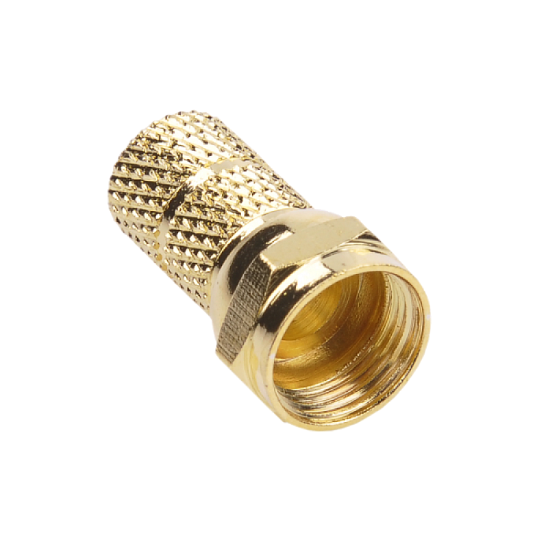 Βύσμα SAT F 6,8 mm GOLD CU Cabletech Βύσμα SAT F 6,8 mm GOLD CU Cabletech