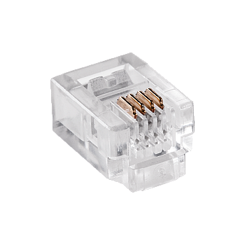 Τηλεφωνικό βύσμα.RJ11 6P 4C