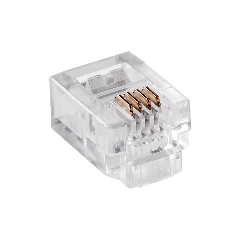 Τηλεφωνικό βύσμα.RJ11 6P 4C