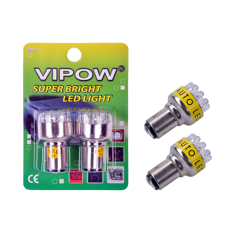 Λάμπα αυτοκινήτου 12V S-25-12LED/1157 κίτρινο/blister-2τμχ Λάμπα αυτοκινήτου 12V S-25-12LED/1157 κίτρινο/blister-2τμχ